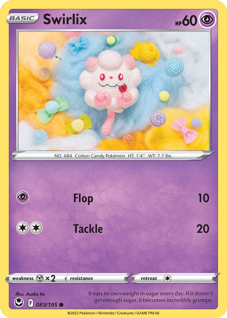 Swirlix card
