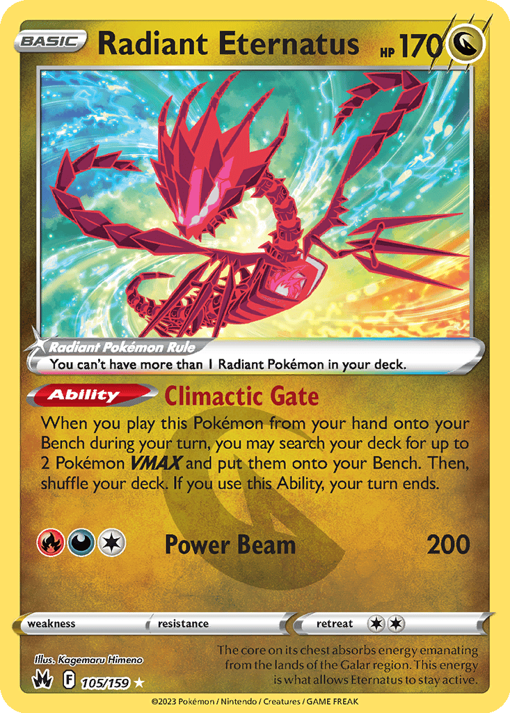 Radiant Eternatus card