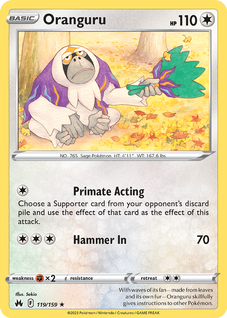 Oranguru card