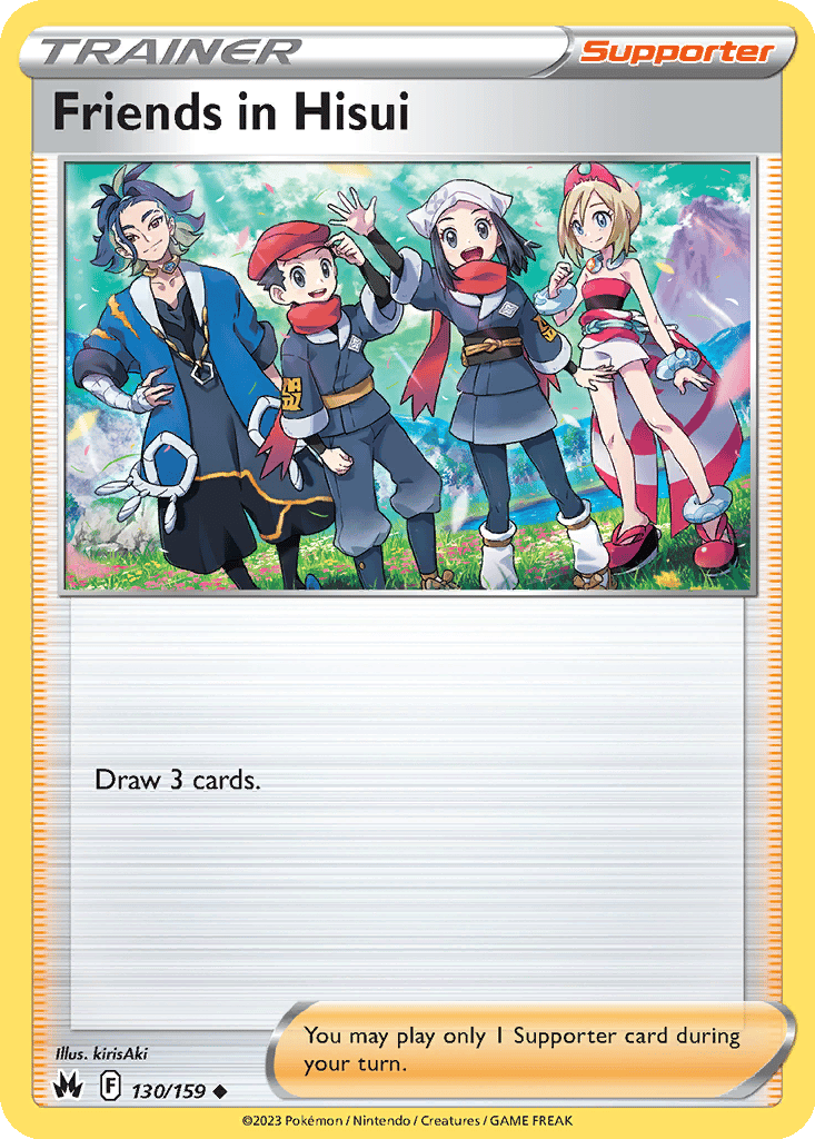 Friends in Hisui card