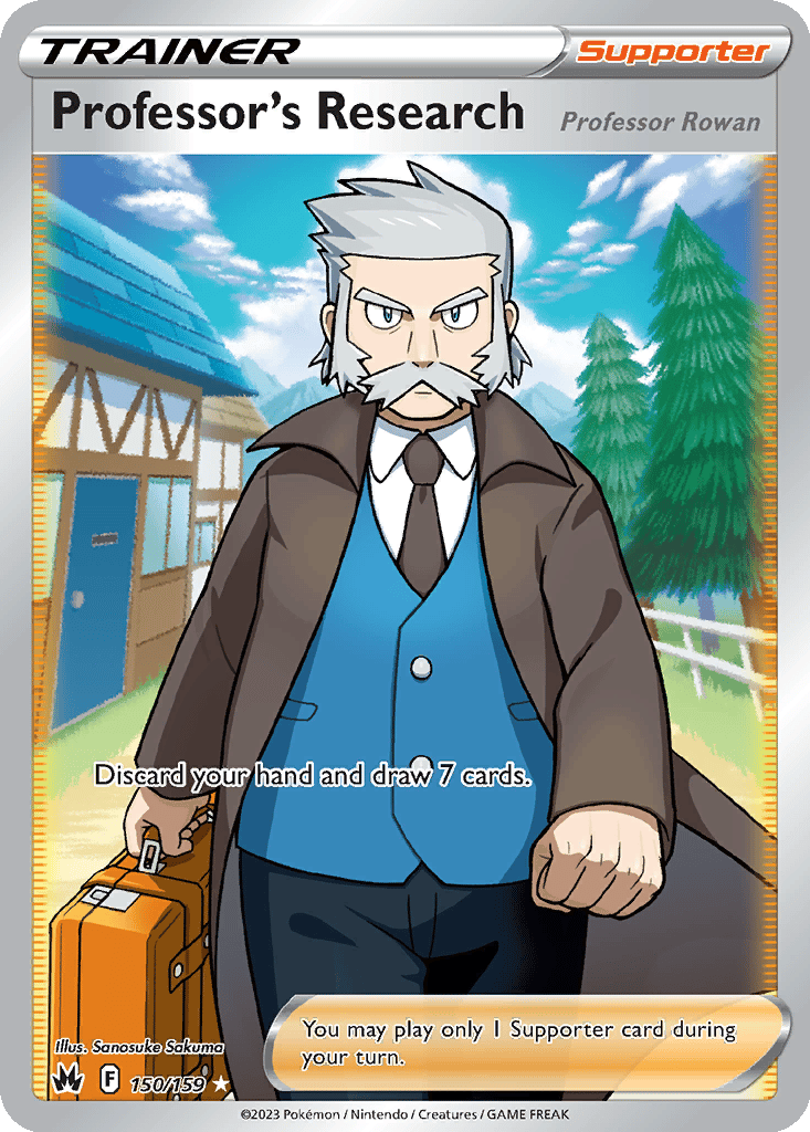 Professor's Research (Professor Rowan) card