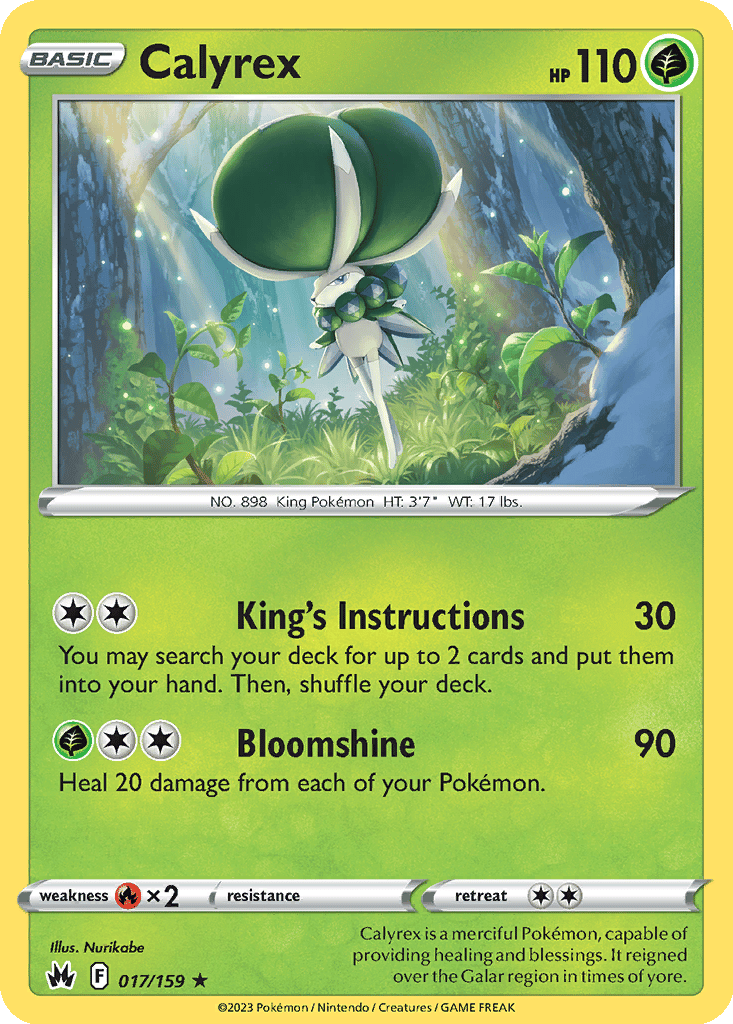 Calyrex card