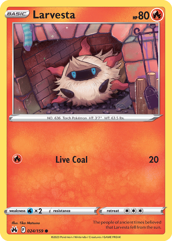 Larvesta card