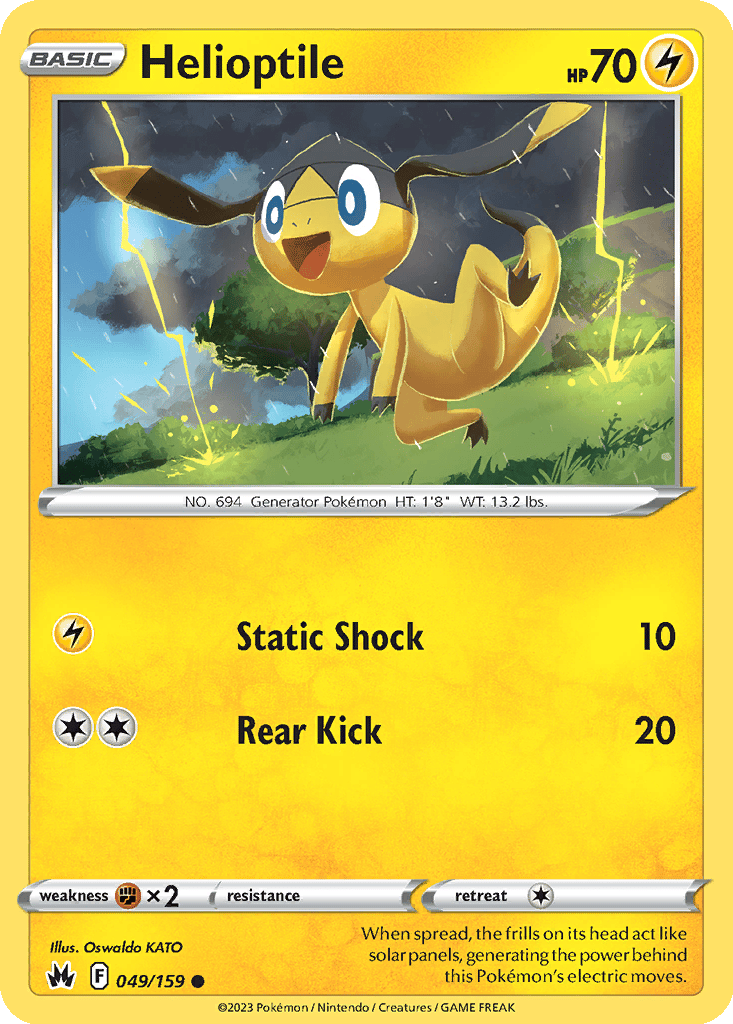 Helioptile card