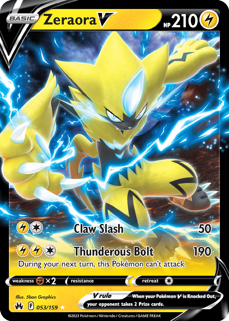 Zeraora V card