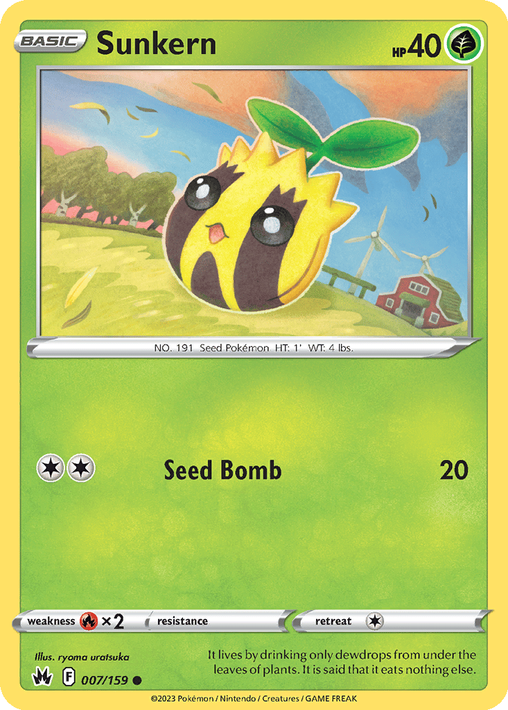 Sunkern card