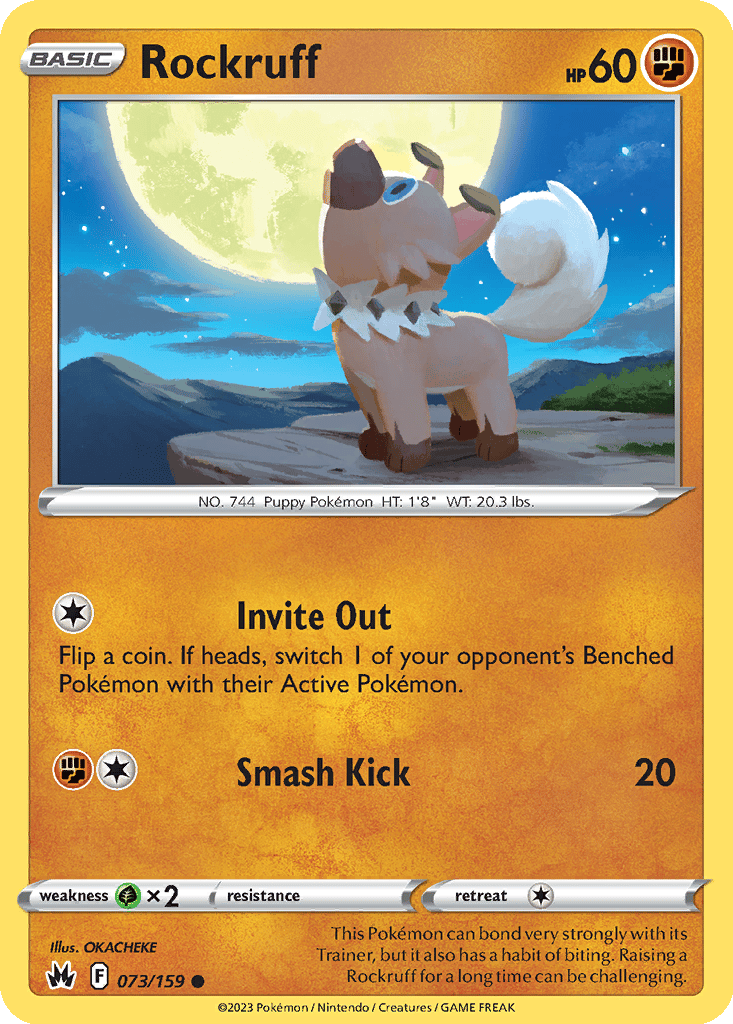 Rockruff card