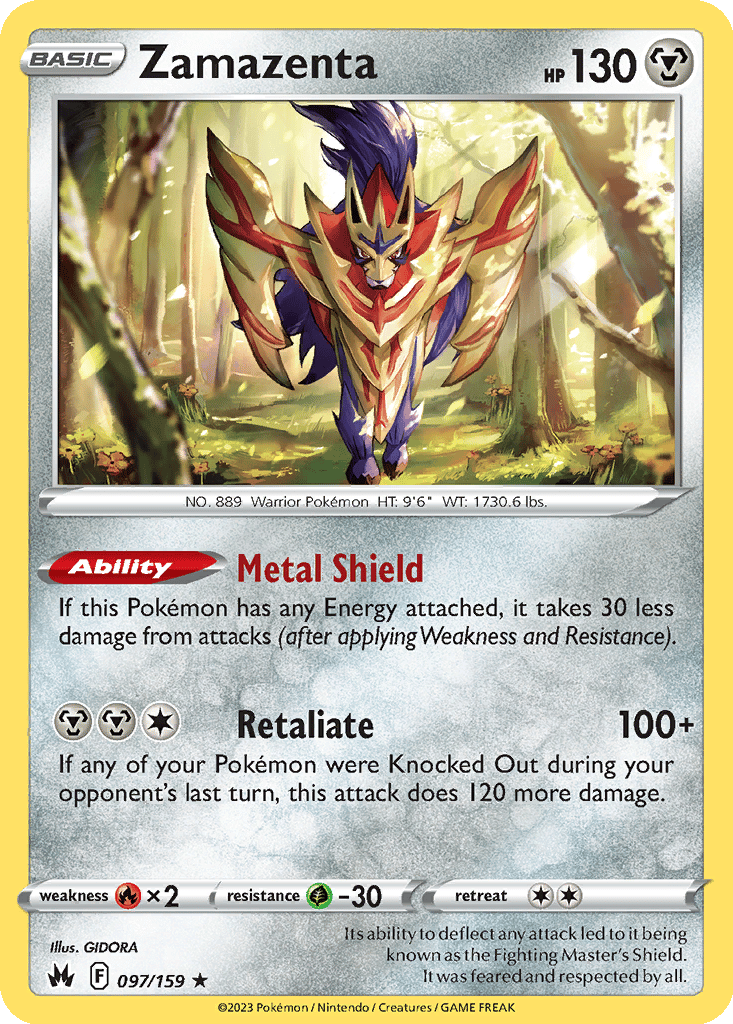 Zamazenta card