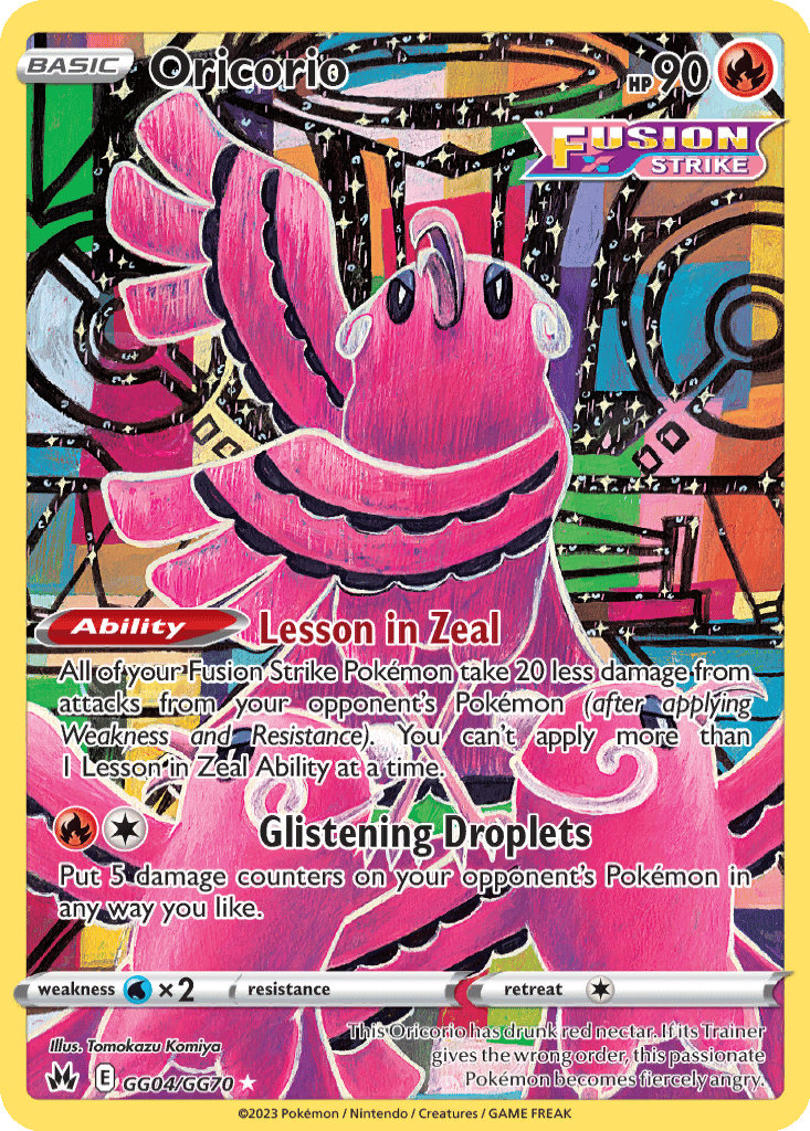 Oricorio card