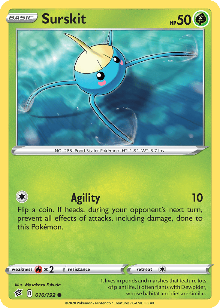 Surskit Cards | Dex - for TCG Collectors