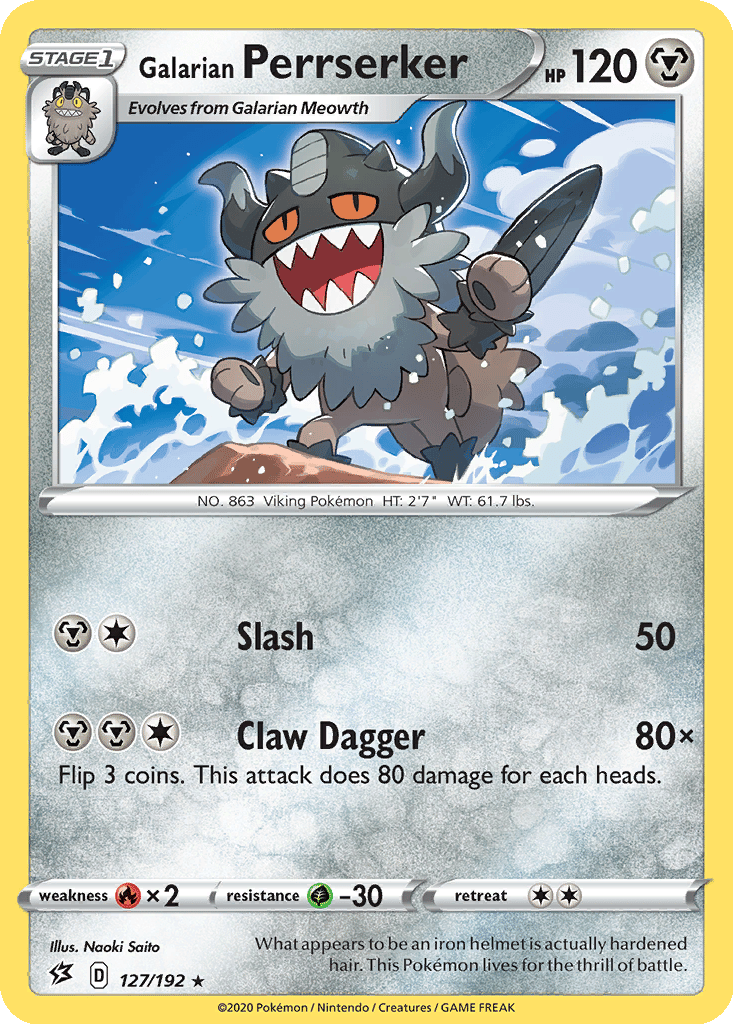 Galarian Perrserker card