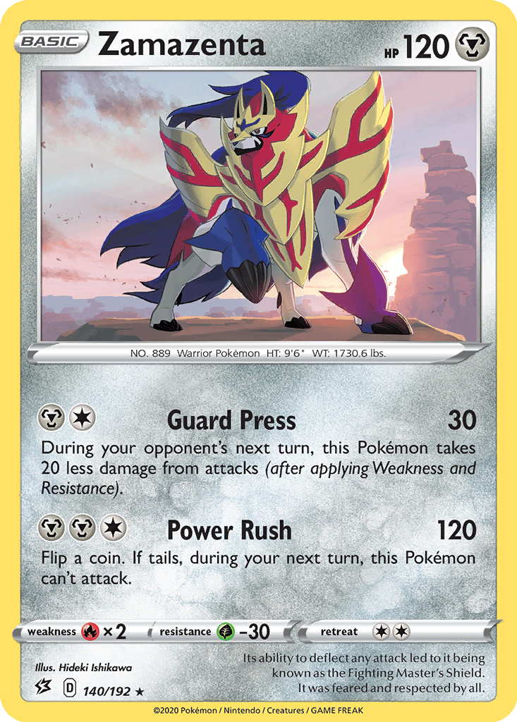 Zamazenta card
