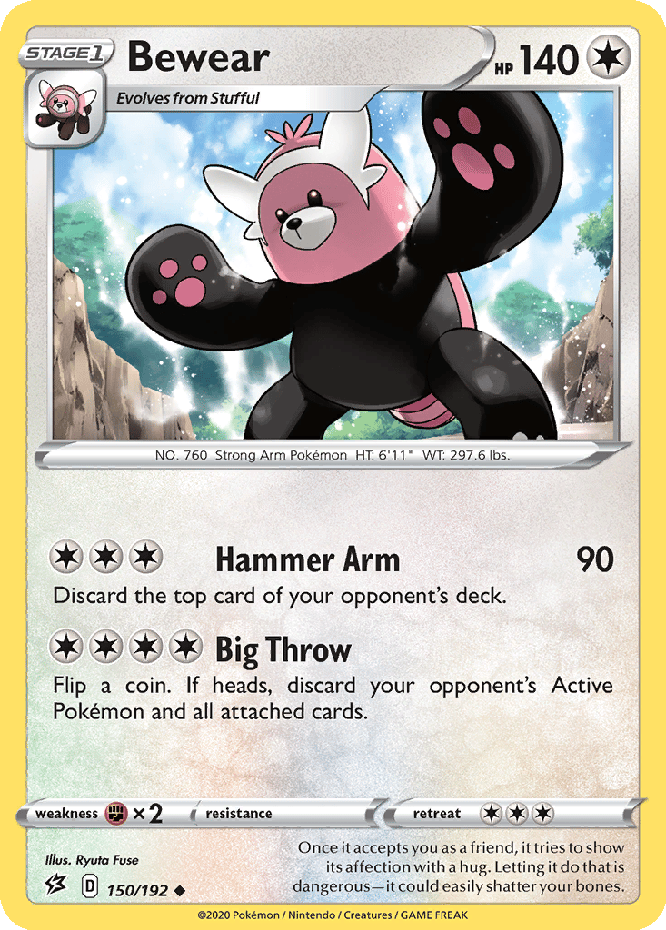 Bewear card