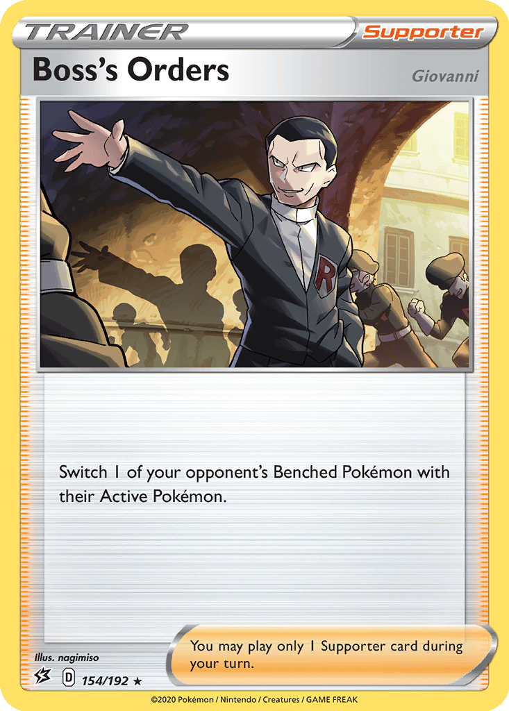 Boss's Orders (Giovanni) card