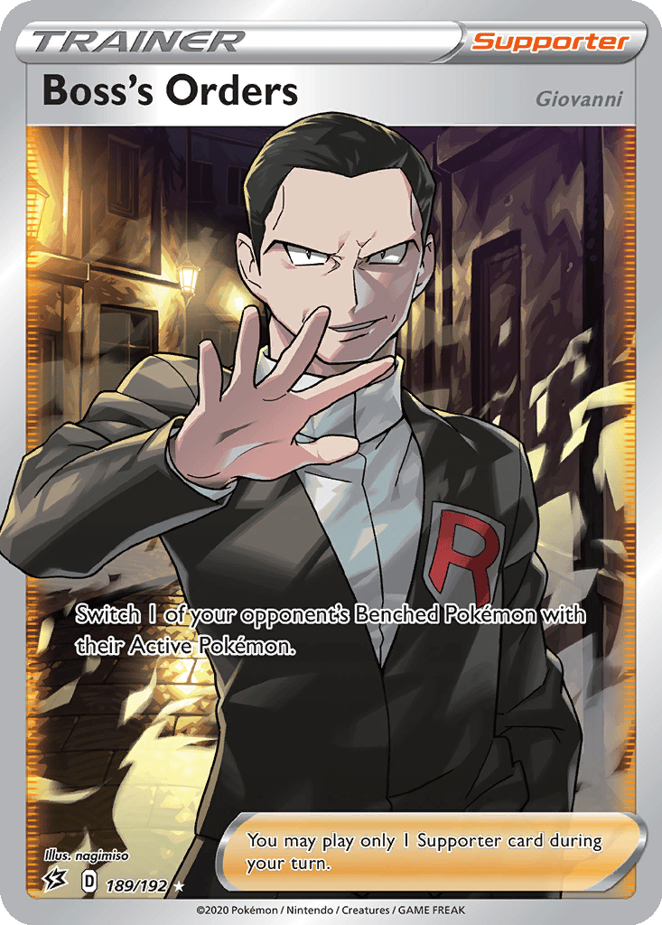 Boss's Orders (Giovanni) card