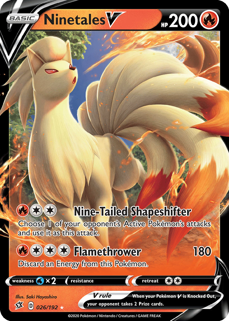 Ninetales V card