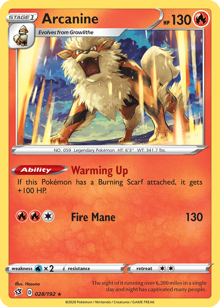 Arcanine card