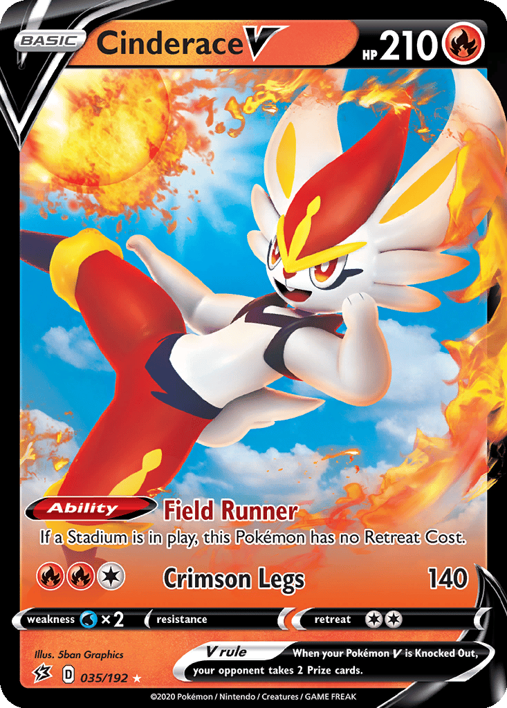 Cinderace V card