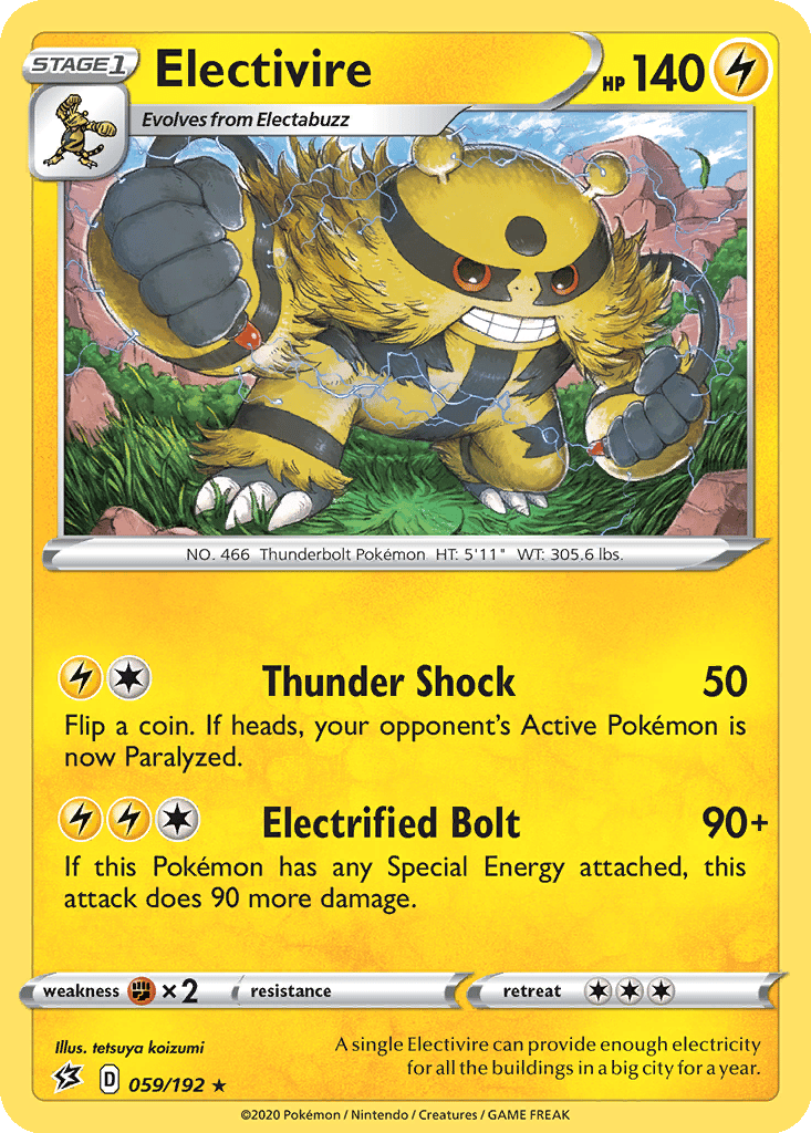 Electivire card