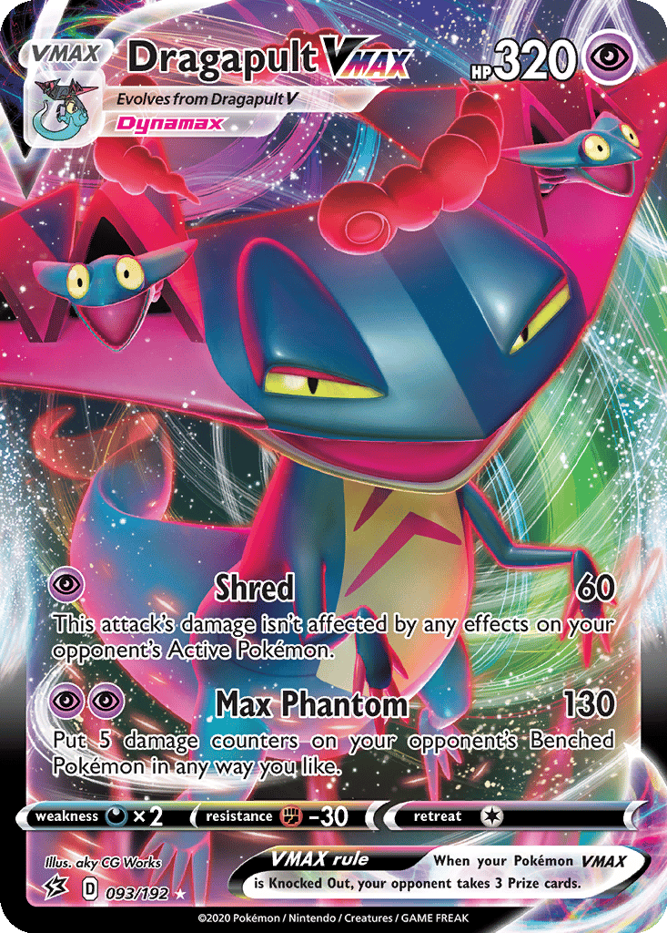 how much is a dragapult pokemon card worth Pokemon SWSH Silver Tempest Card RARE HOLO Dragapult 089/195