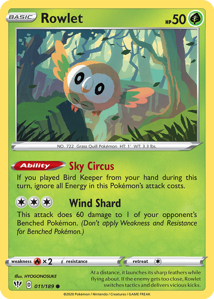 Rowlet card