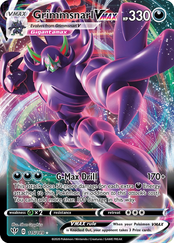 Grimmsnarl VMAX card