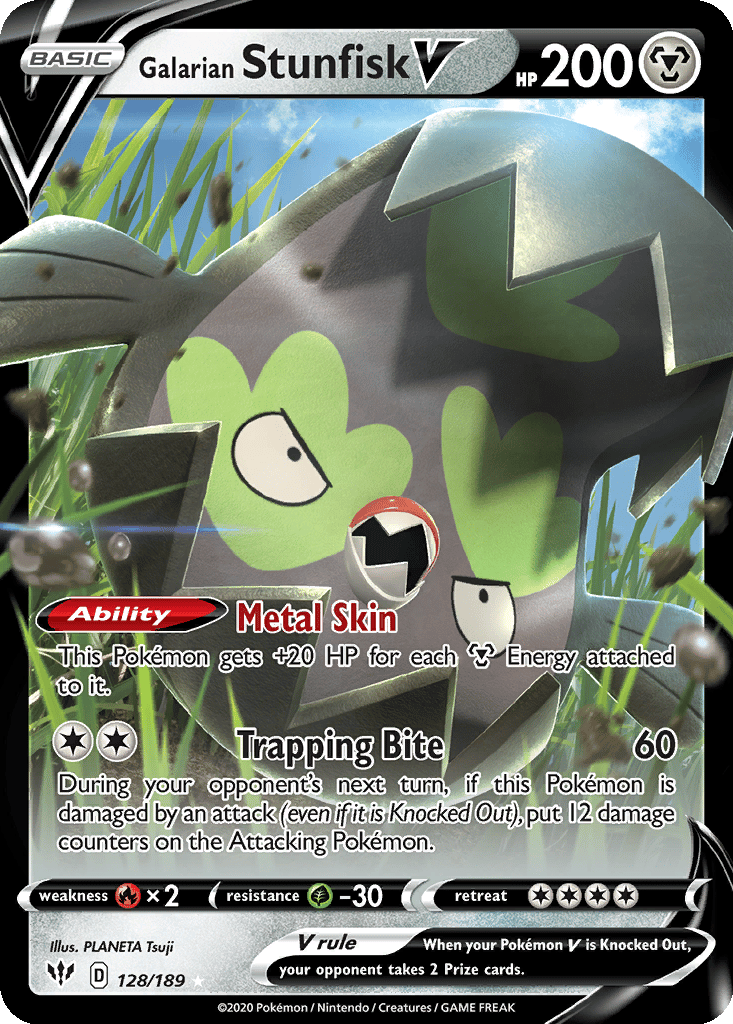 Galarian Stunfisk V card
