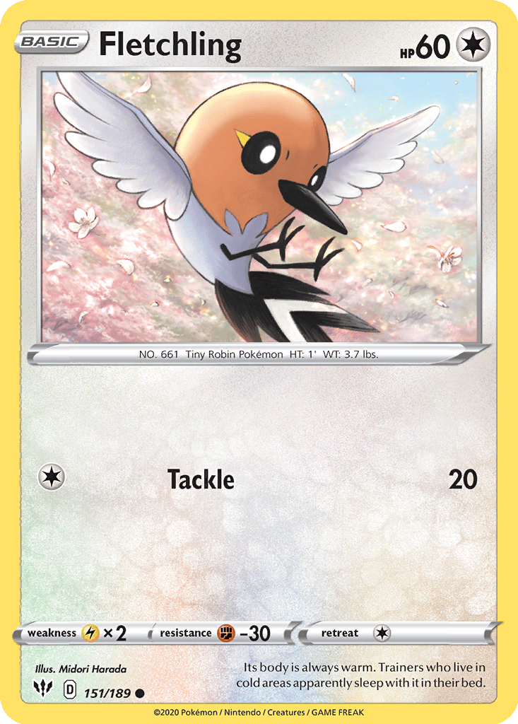 pokemon fletchling card Fletchling Cards | Dex