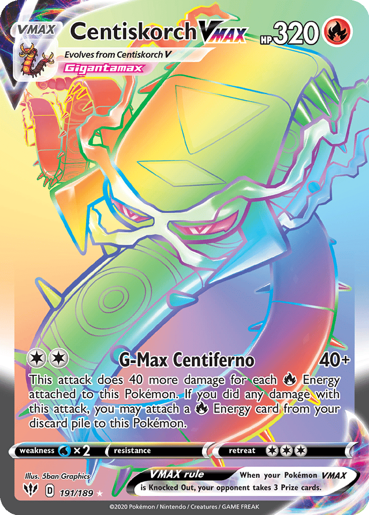Centiskorch VMAX card