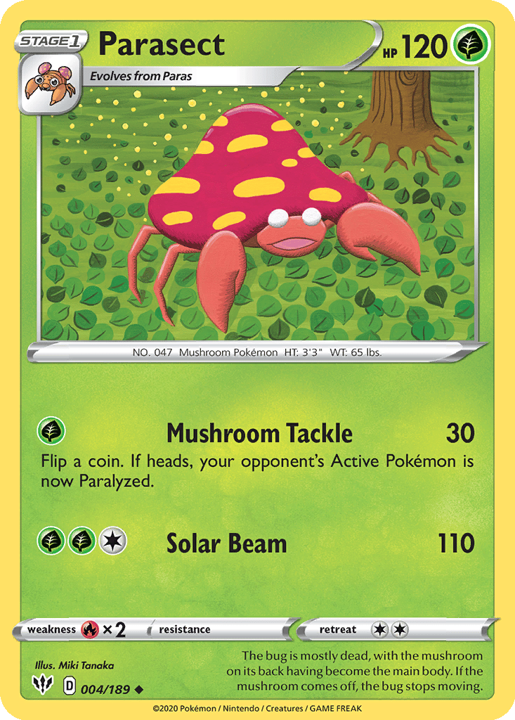 Parasect card