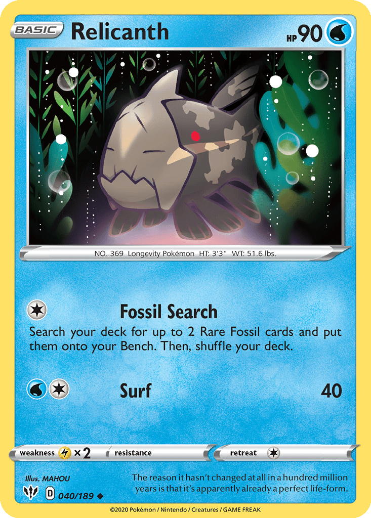 Relicanth card