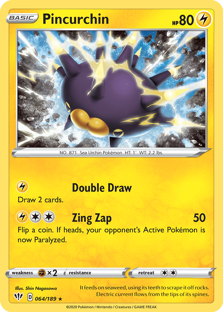 pincurchin pokemon card Cards | Dex Pincurchin (Shiny) - SV043/SV122