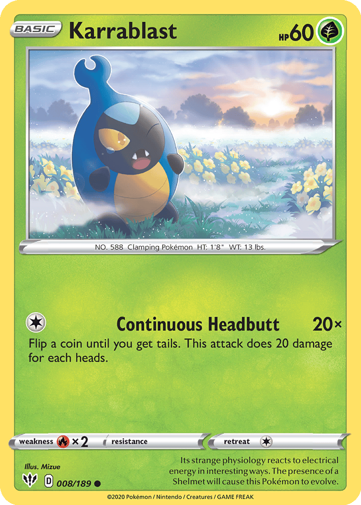 Karrablast card