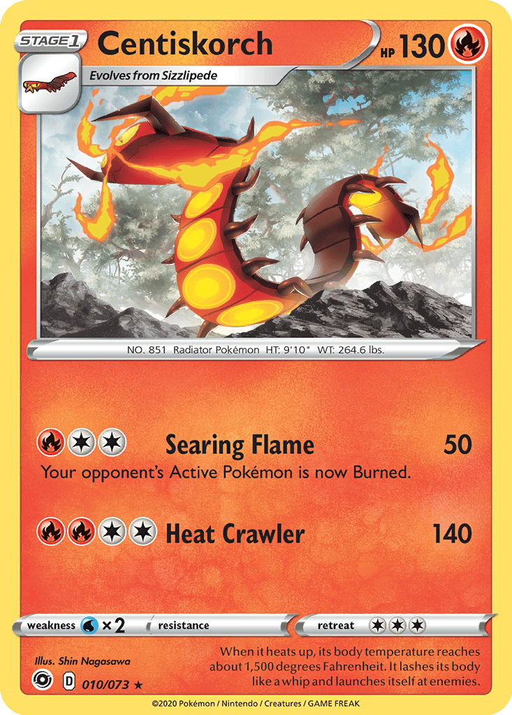 Centiskorch card
