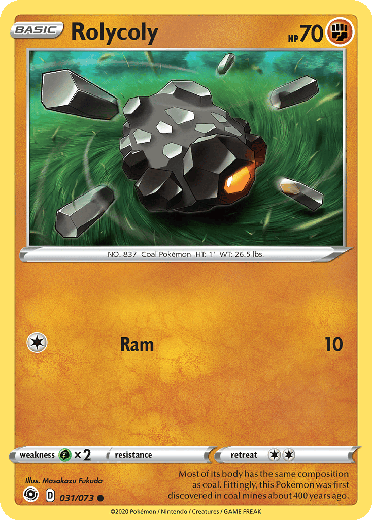 Rolycoly card