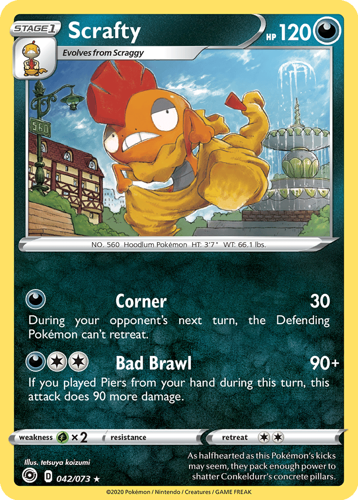 Scrafty card