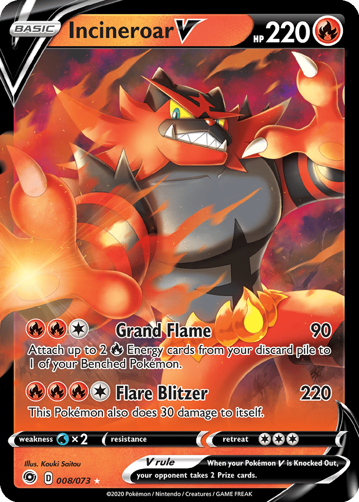 Incineroar V card