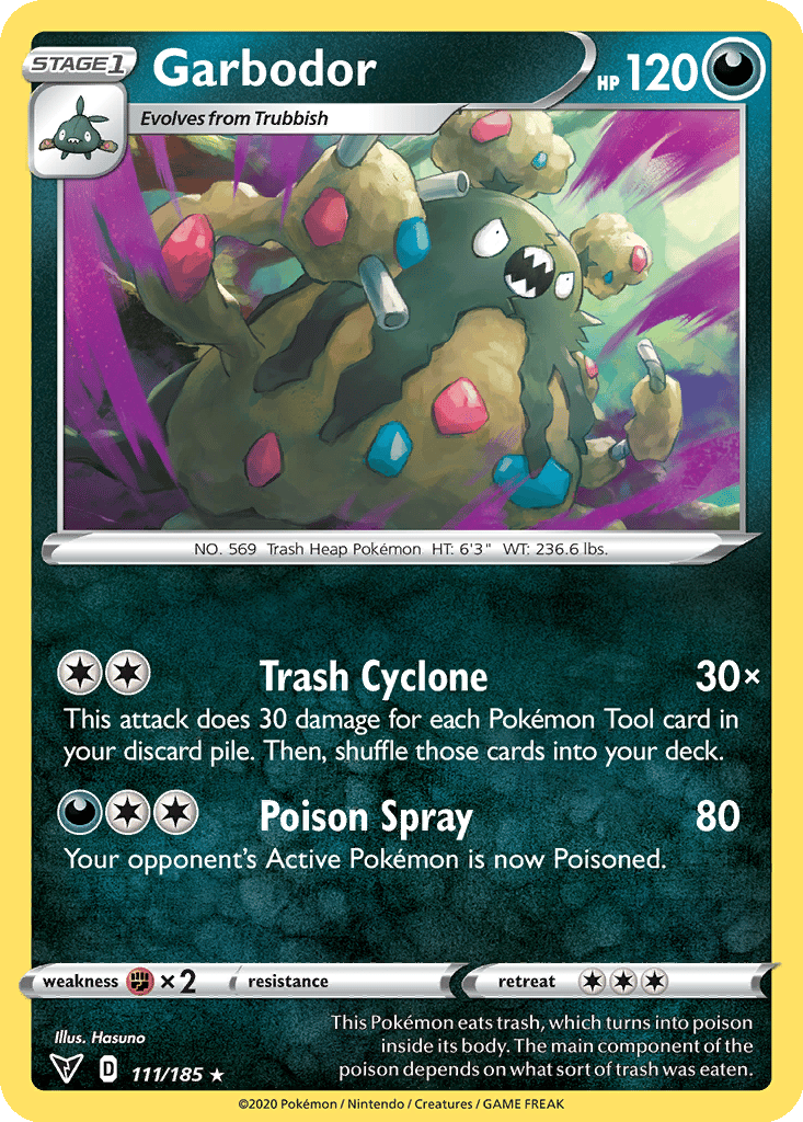 garbodor pokemon card value Pokemon Black & White Plasma Storm Rare Holo Garbodor #66
