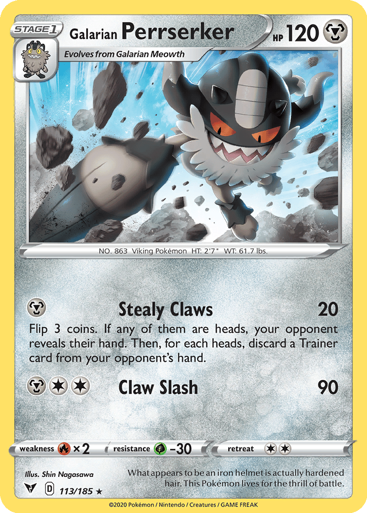 Galarian Perrserker card