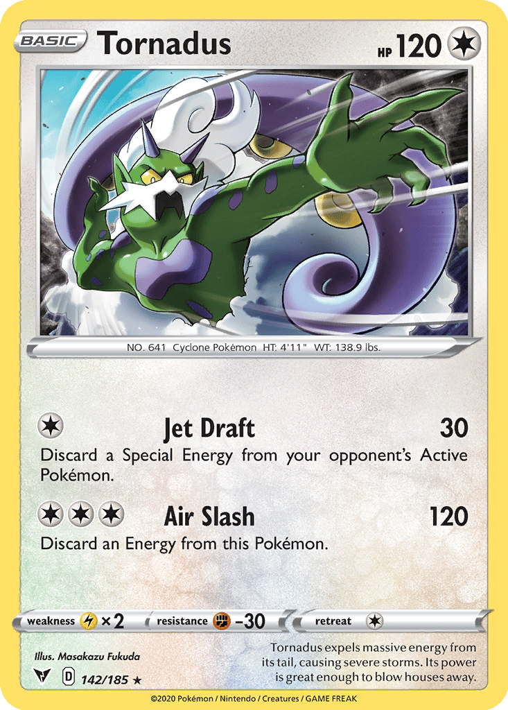 tornadus pokemon card value Tornadus, Thundurus & Landorus - Jumbo - JUMBO Cards XXL Pokmon holofoil pattern or surface detail) Tornadus V - 124/198