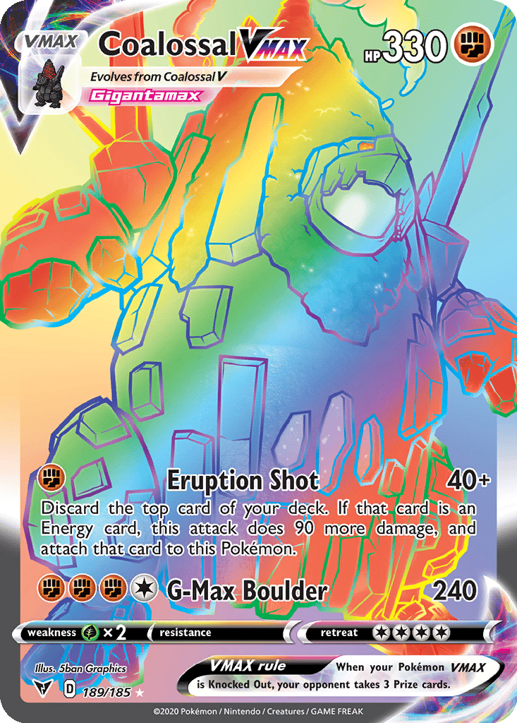 coalossal pokemon card Coalossal - SWSH05: Battle Styles