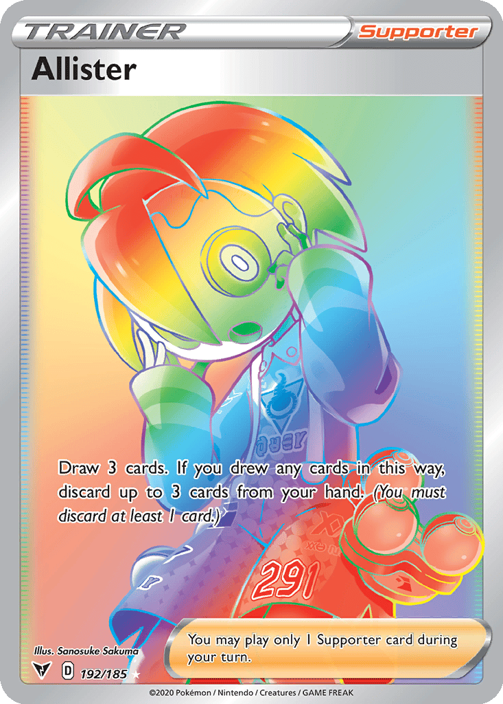 Allister card
