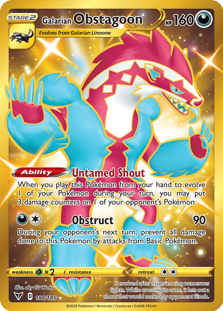 Galarian Obstagoon card