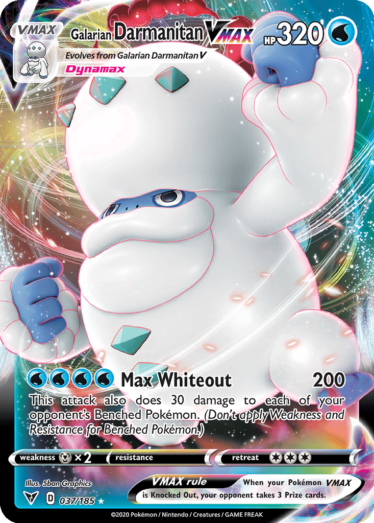Galarian Darmanitan VMAX card