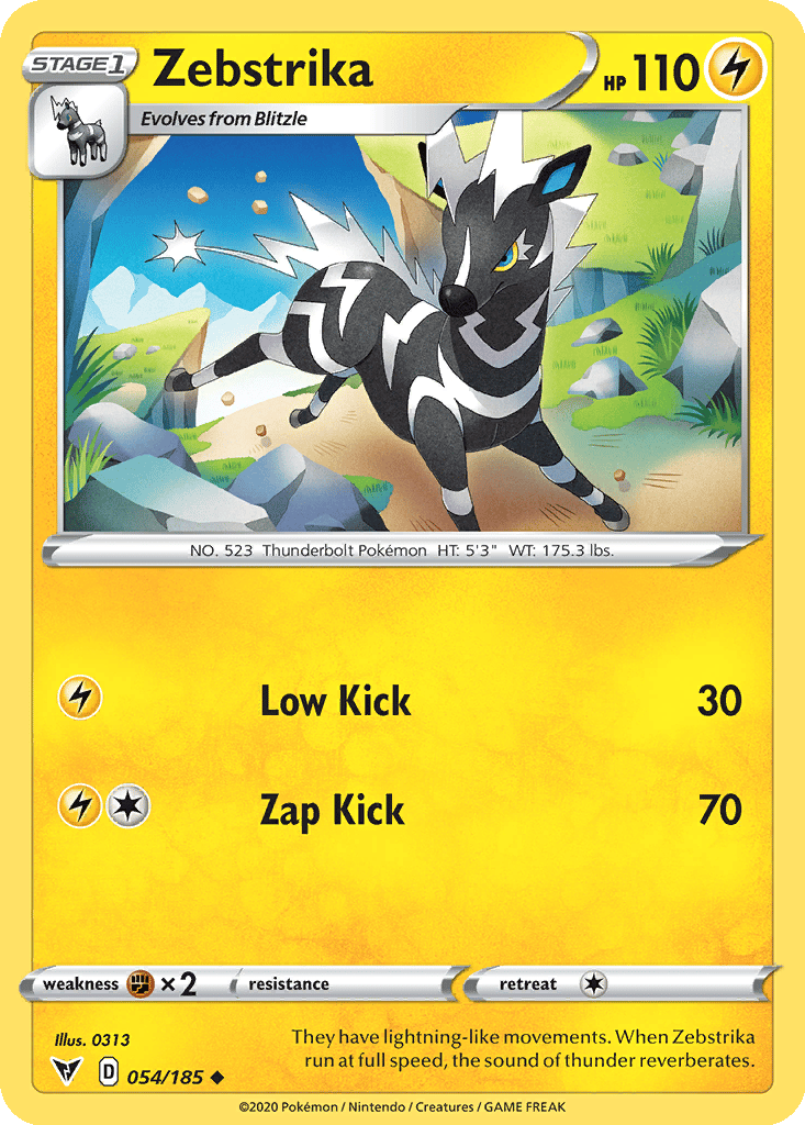 Zebstrika card