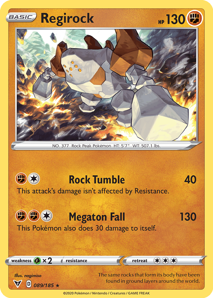 Regirock card