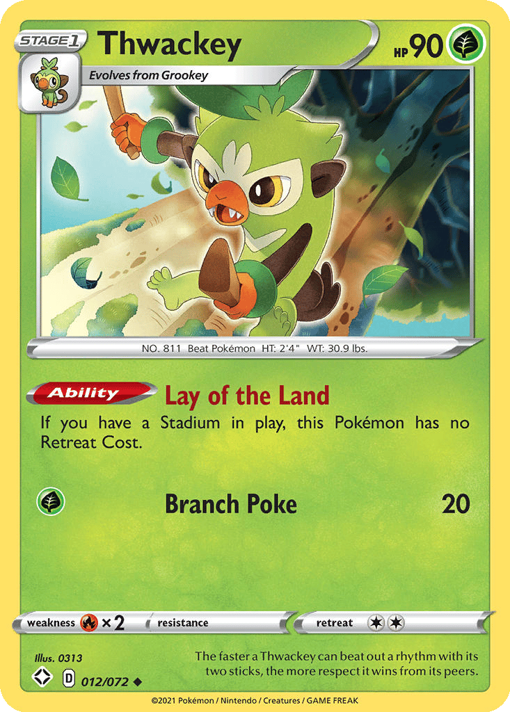 Thwackey card