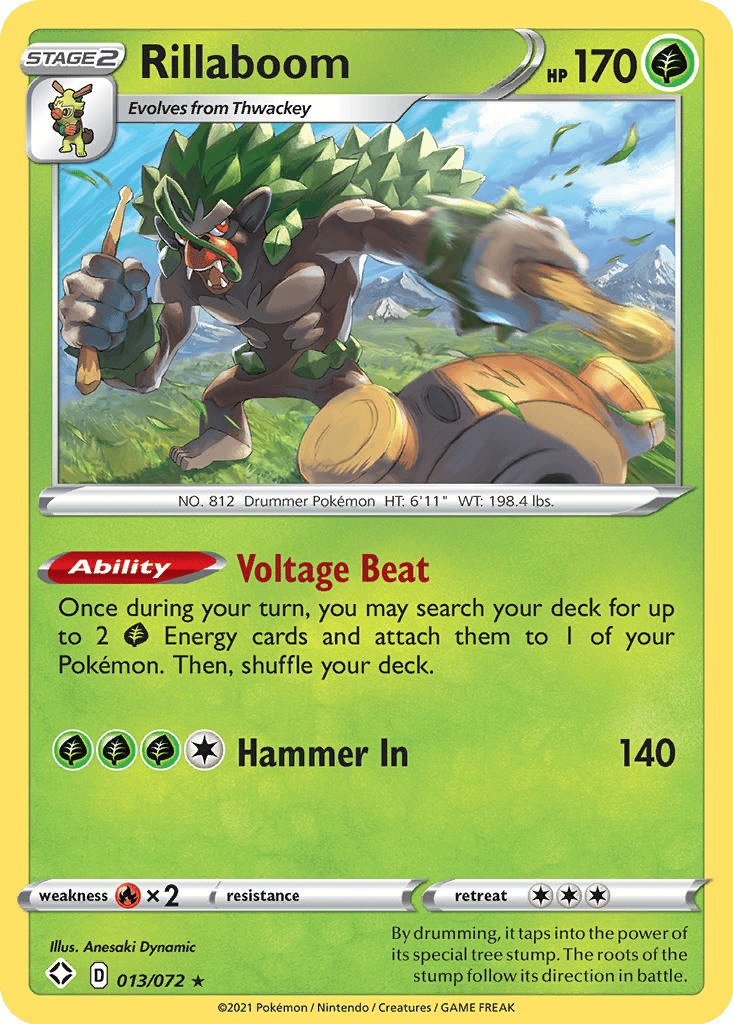 Rillaboom card