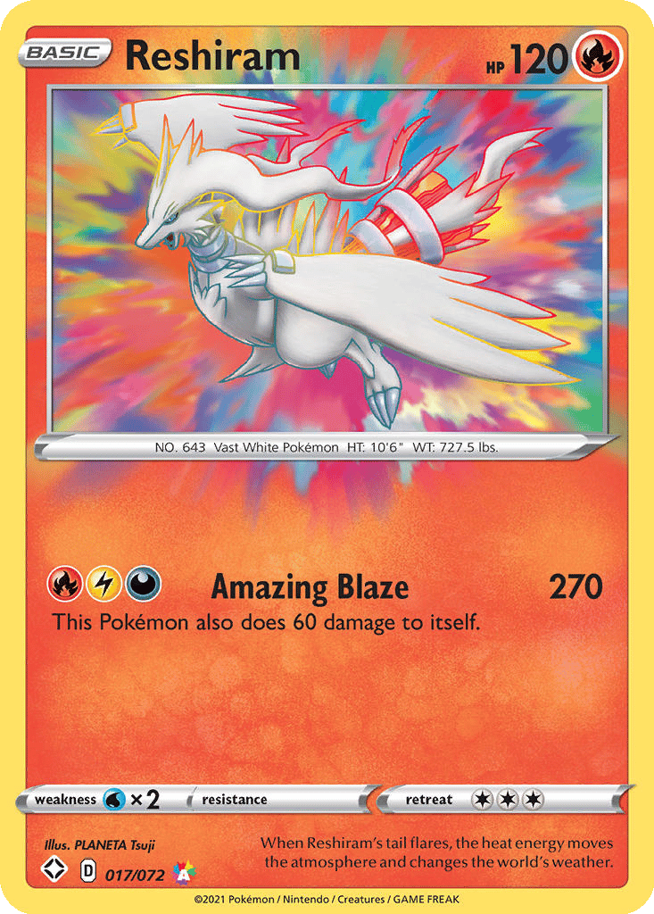 Reshiram card
