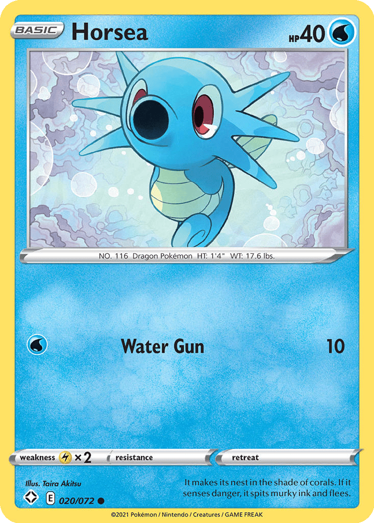 Horsea Cards | Dex - for TCG Collectors